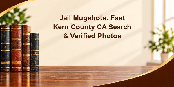 Jail Mugshots: Fast Kern County CA Search & Verified Photos